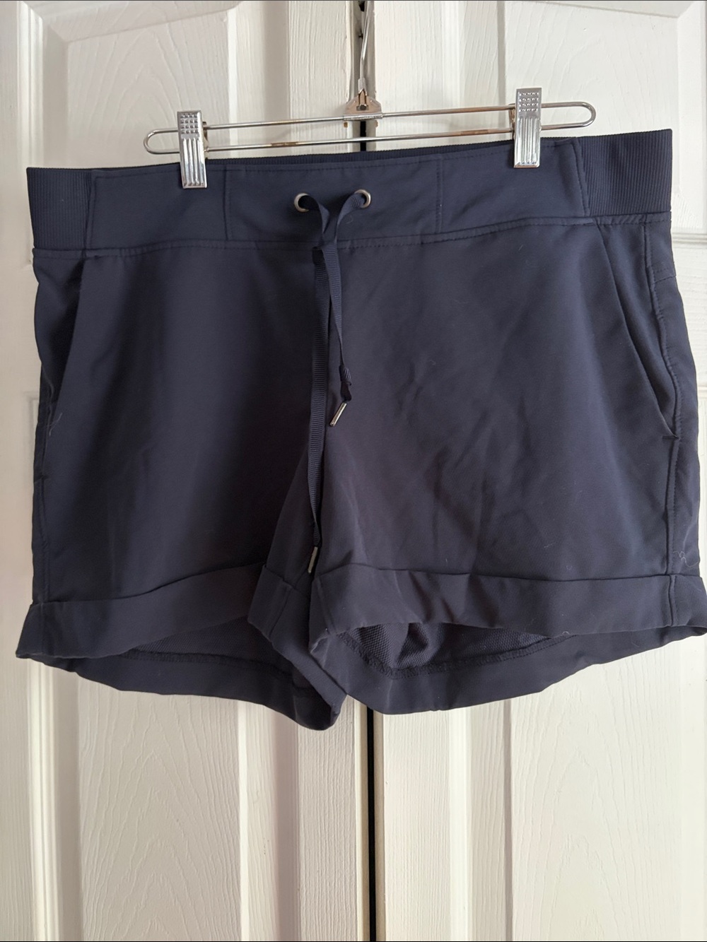 Athleta Navy Drawstring Performance Shorts